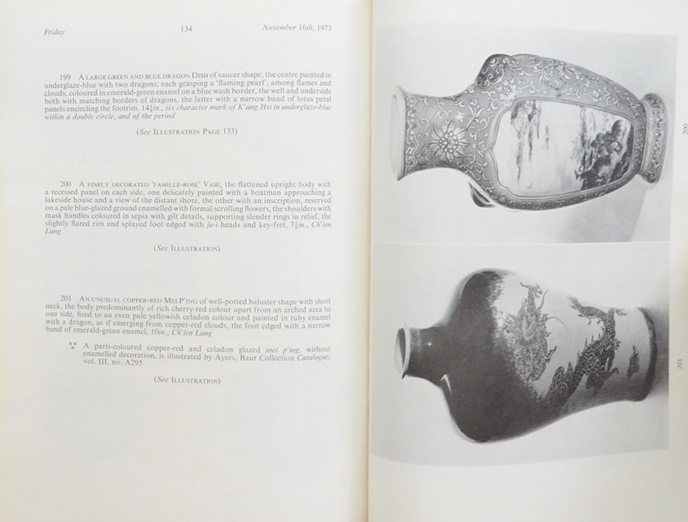 IMPORTANT CHINESE CERAMICS AND ARCHAIC BRONZES FRIDAY 16th NOVEMBER 1973