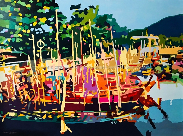 ผลงานศิลปะ "คลองมุดง"