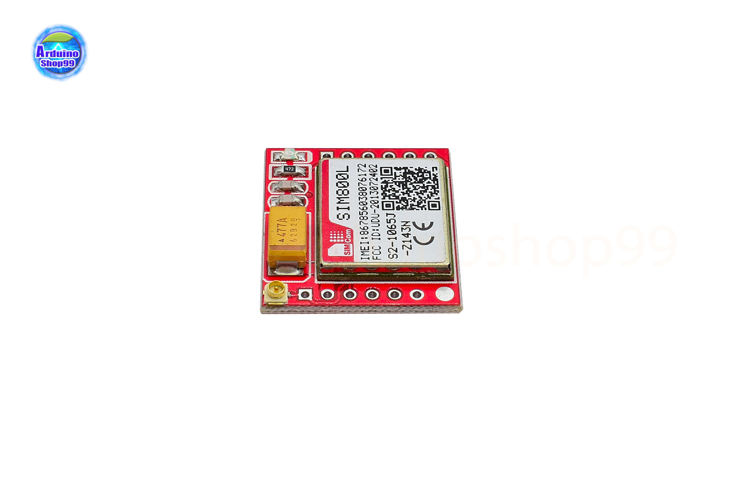 SIM800L GSM GPRS Module Board, MicroSIM Transfer Card Core Board Quad-band