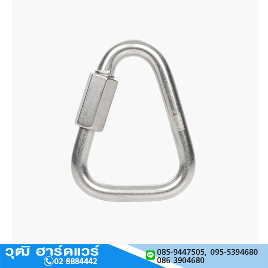 YAMADA รุ่น Y-CT/1T-SS คาราบิเนอร์ทรงสามเหลี่ยม เกลียวหมุน