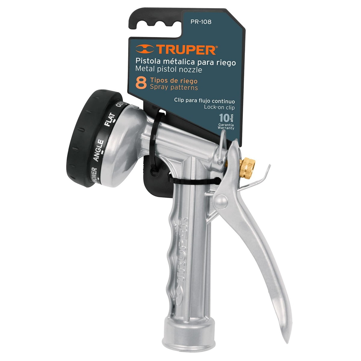 TRUPER PR-108 ปืนฉีดน้ำเหล็ก ปรับได้ 8 แบบ