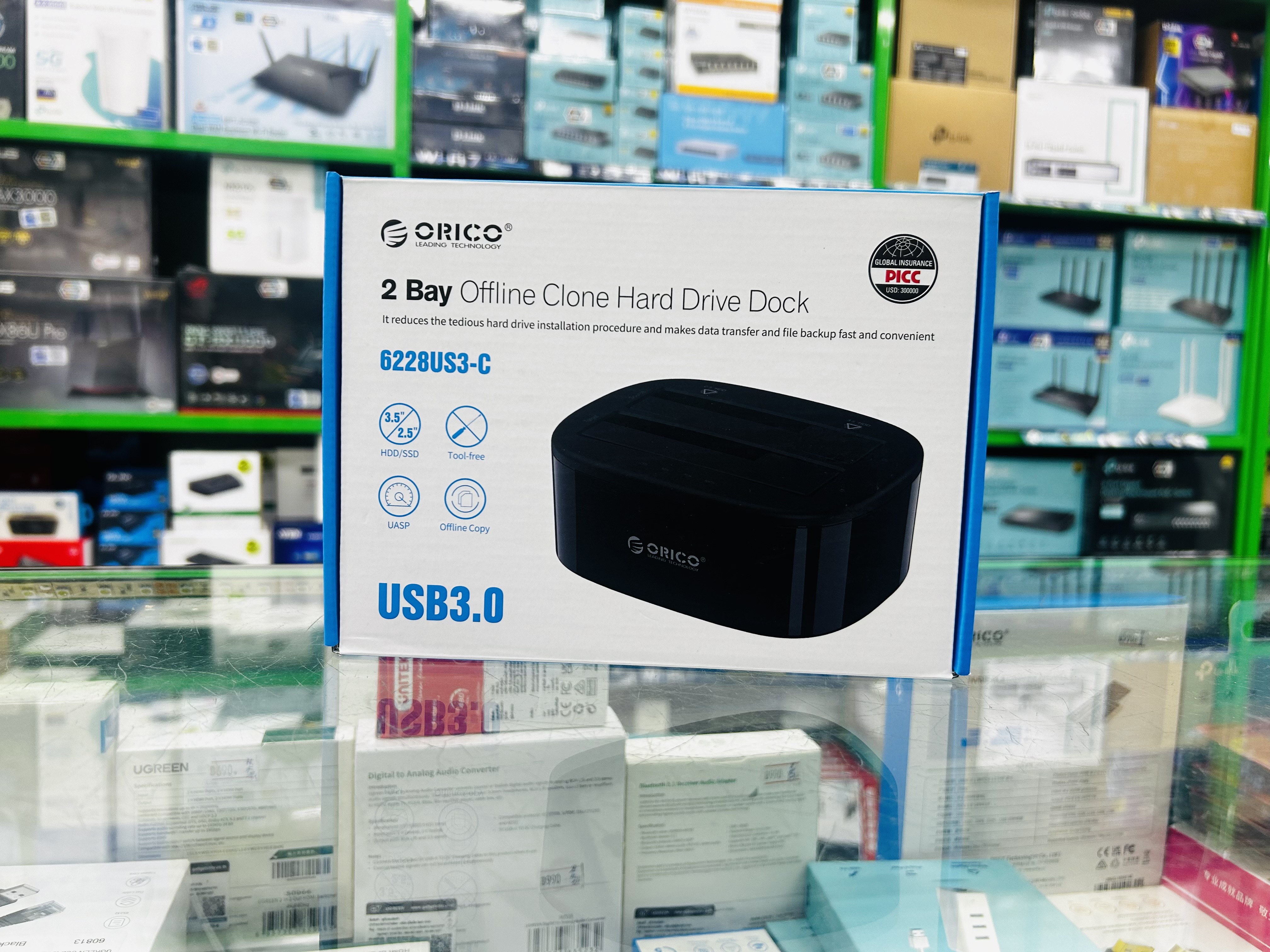 Orico 6228US3-C 2Bay Offline Clone Hard Drive Dock