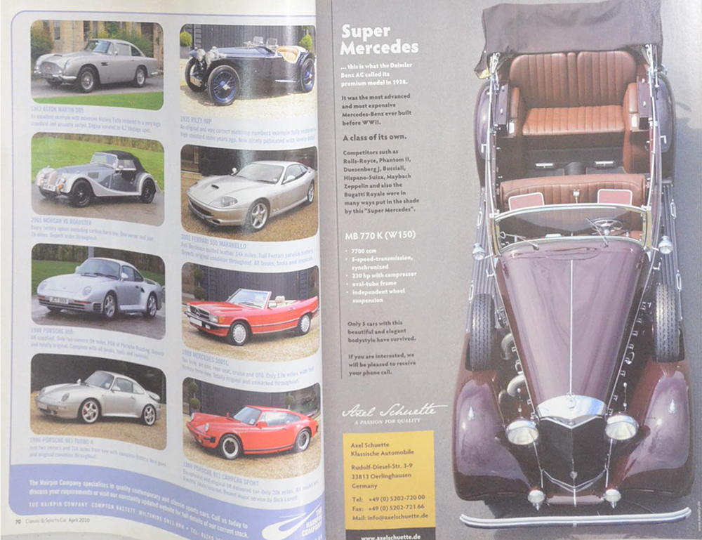 CLASSIC & SPORTS CAR Volume 29 No. 1 April 2010