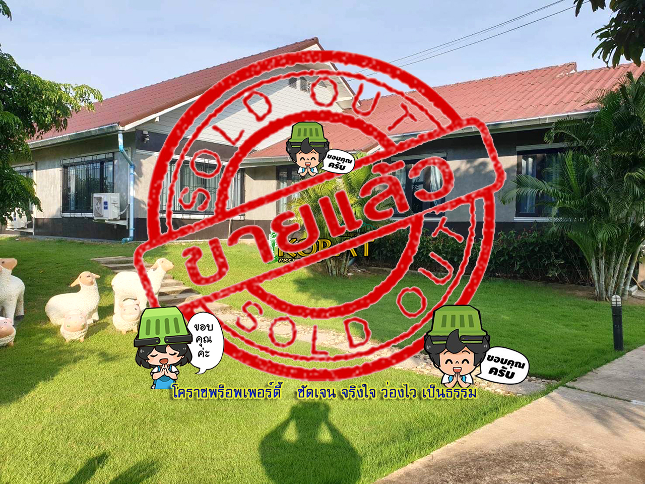 ขายบ้านเดี่ยว ชั้นเดียวหลังใหญ่ บรรยากาศบ้านสวน 2ไร่ โซน อำเภอโชคชัย #รหัสทรัพย์ KP-0327