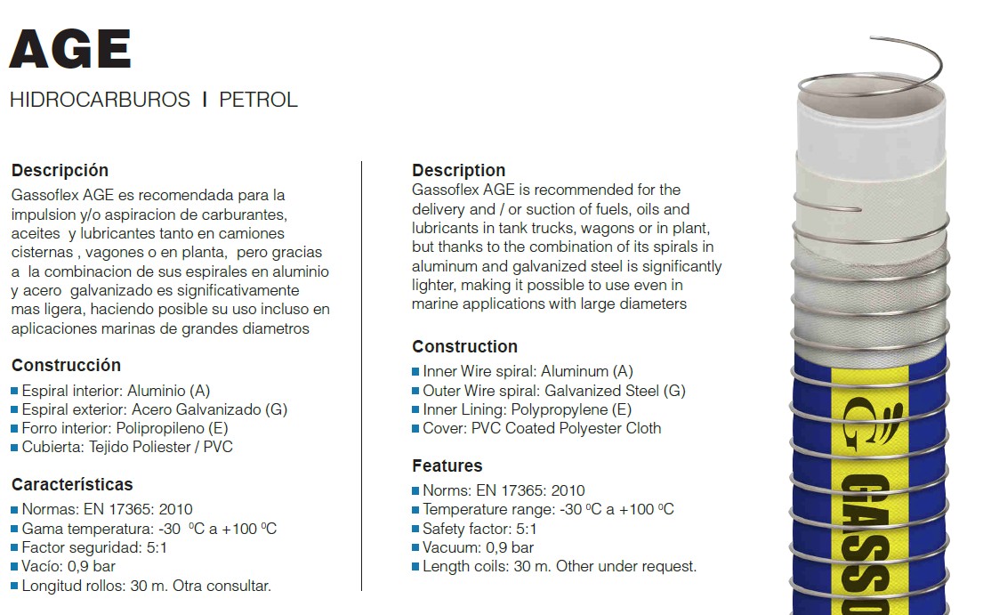 Composite Hoses and Flex, AGE, HIDROCARBUROS I PETROL