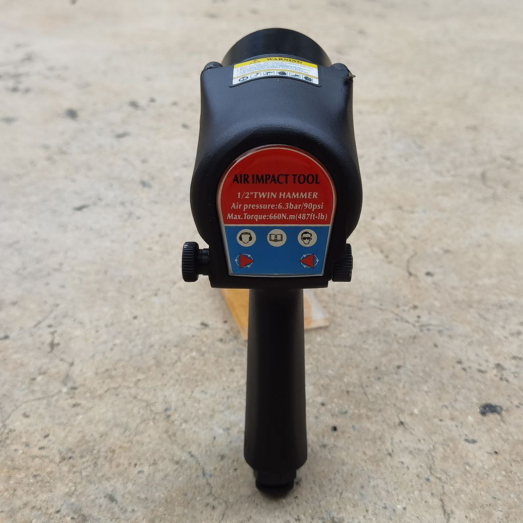 SUMO 12A01B2-B บล็อกลม 1/2" 660Nm ลูกตีคู่