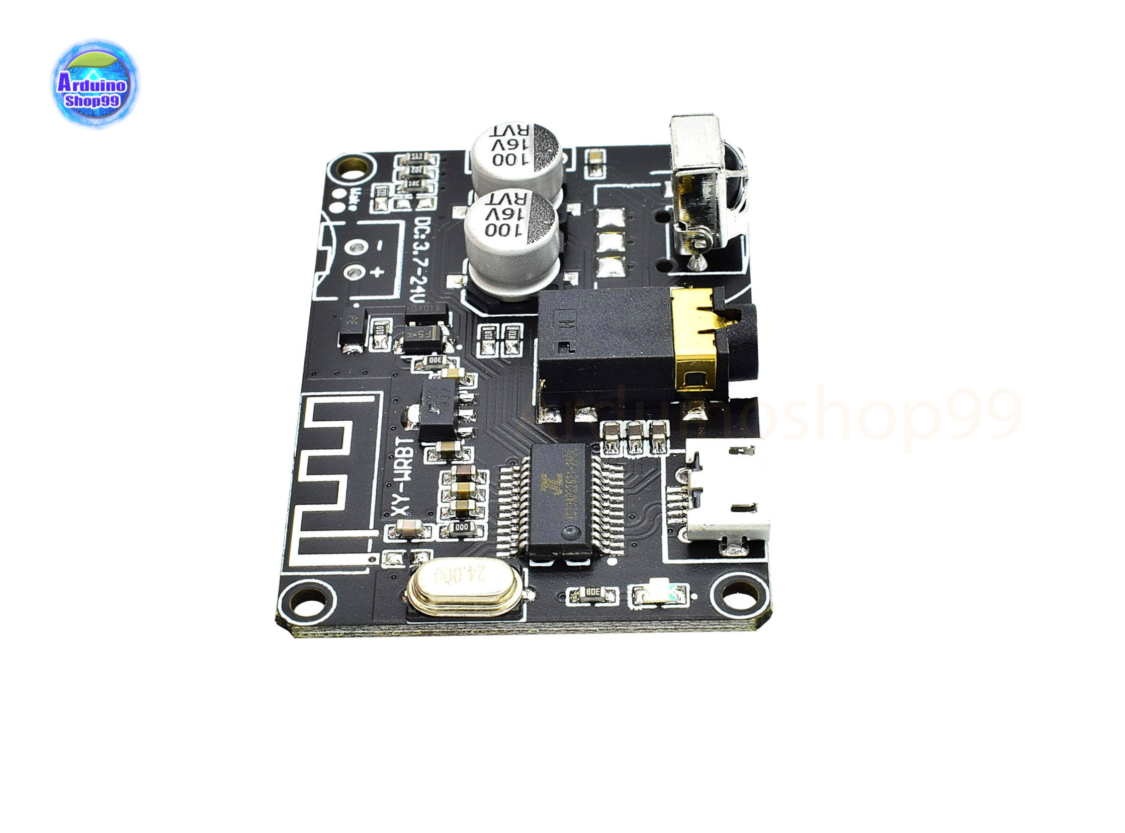 Bluetooth 5.0 decoder board stereo speaker amplifier XY-WRBT + Remote