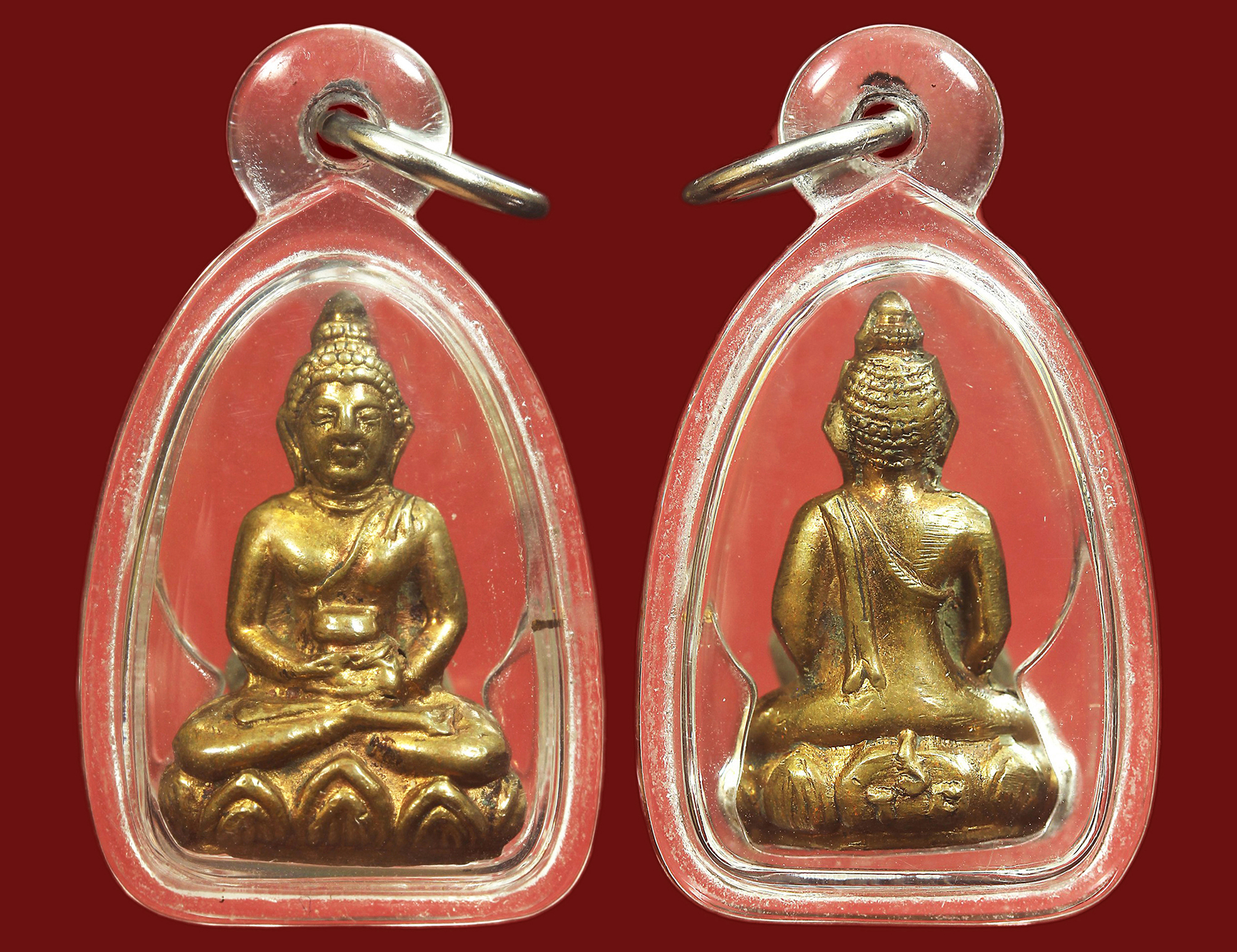 พระกริ่ง ร.ด. เจ้าคุณนรฯ วัดเทพศิรินทร์ เนื้อทองผสม ปี2513 ตอกโค๊ตดาบไขว้ที่ใต้ฐาน กริ่งดังกังวาน สภาพสวยจมูกโด่งๆ เลี่ยมกันน้ำพร้อมใช้