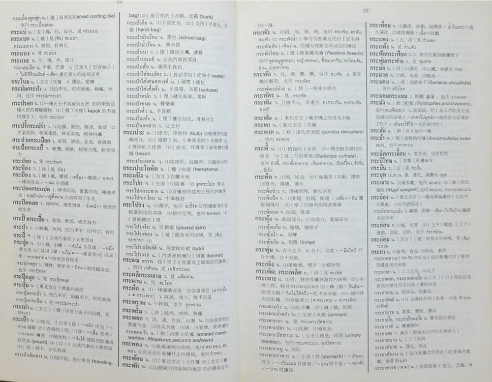 พจนานุกรมไทย-จีน