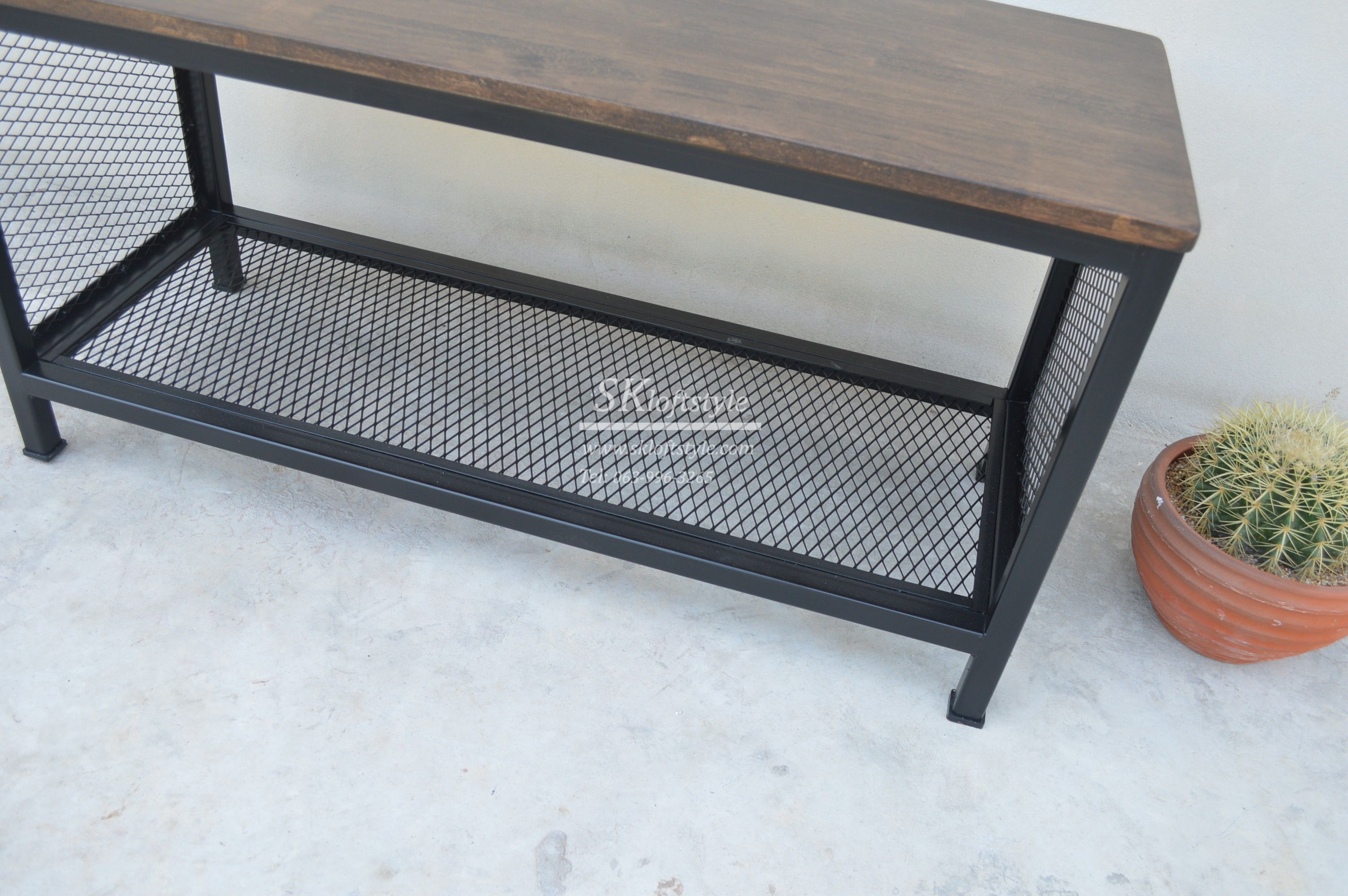 ชั้นวางรองเท้าสีโอ็ค