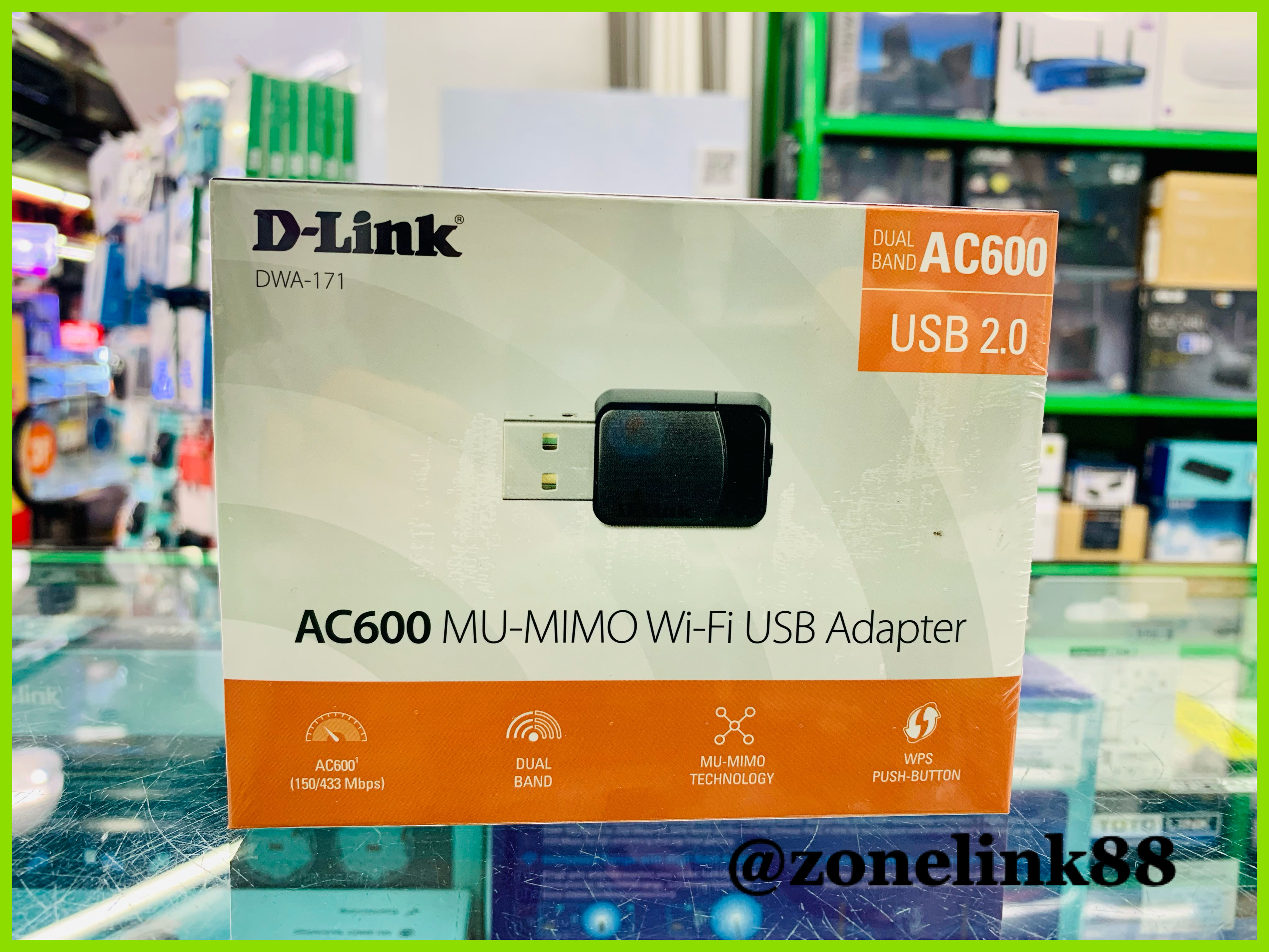 D-Link DWA-171 AC600 MU-MIMO Wi-Fi USB Adapter