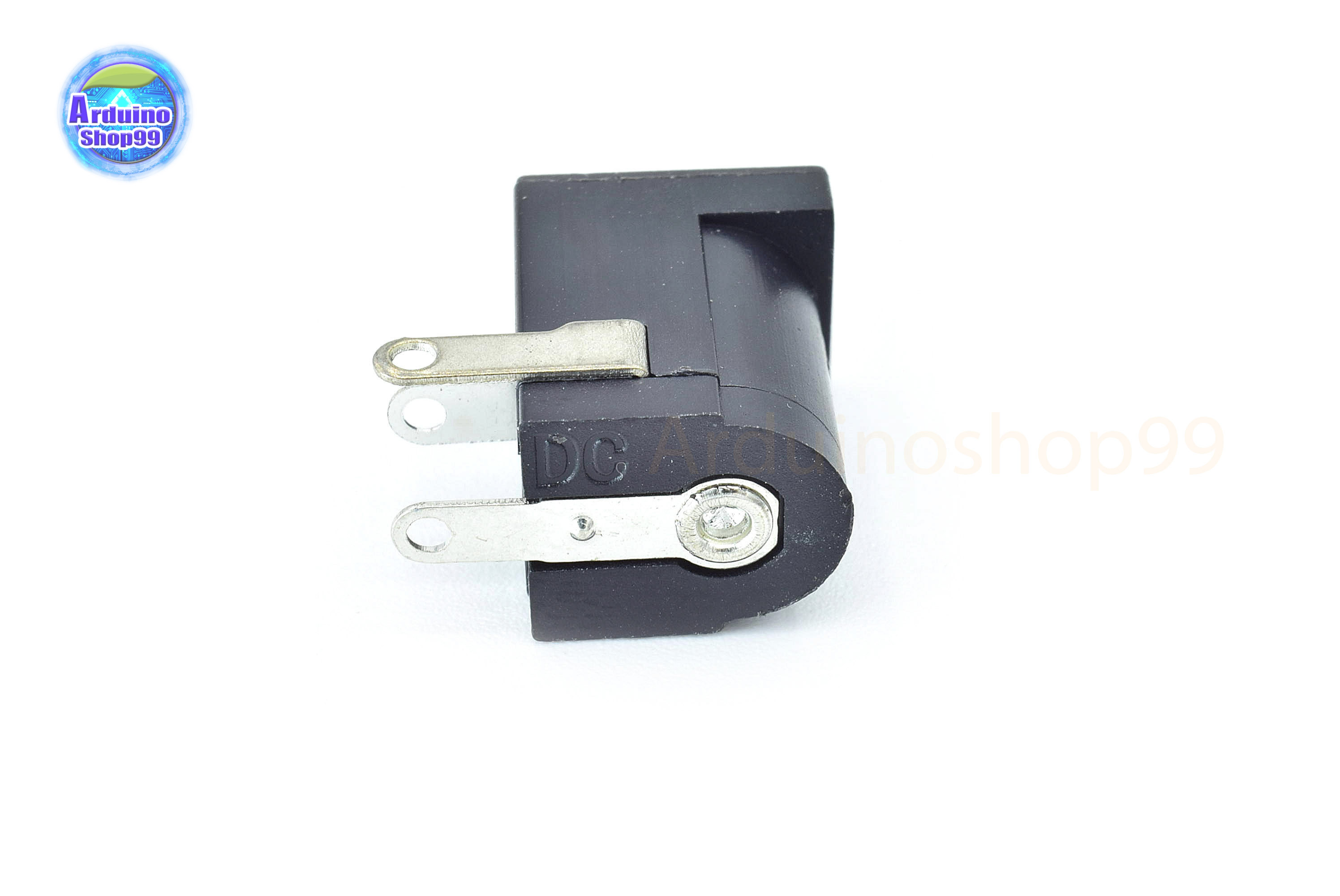 DC002 3 Pin Black Power Jack Socket Connector 5.5 * 2.1 mm.