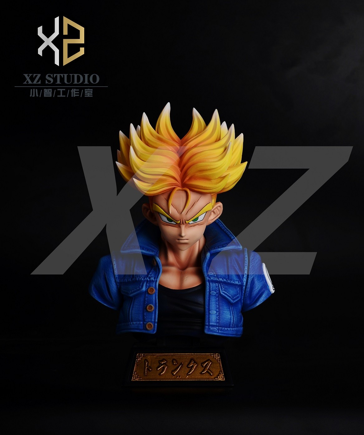 XZ Studio - Trunks Bust Statue Led Light Collection Height:16CM 1/4 Scale ดราก้อนบอล Dragon Ball ทรังคซ์