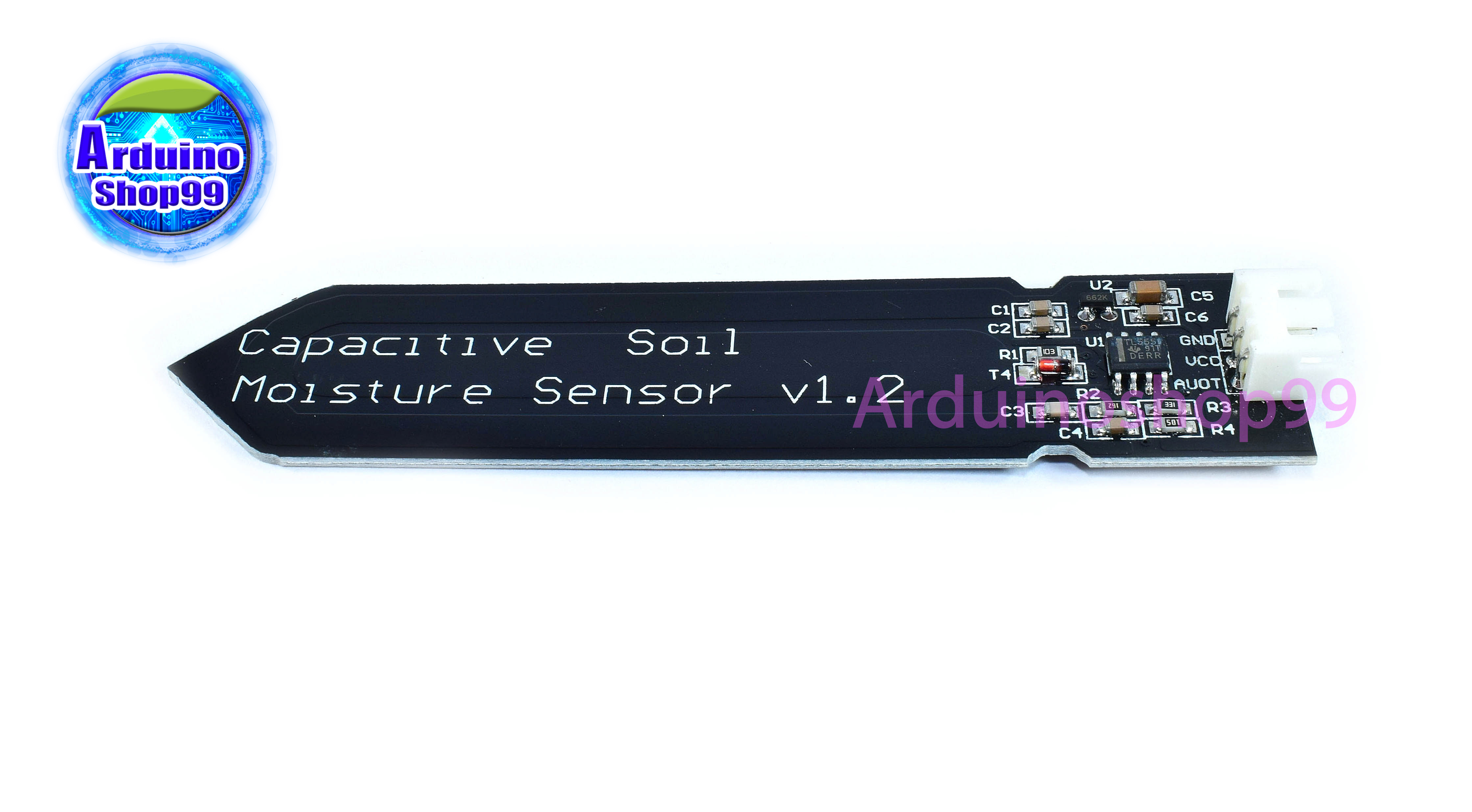 Capacitive soil moisture sensor V1.2 เซ็นเซอร์วัดความชื้นในดินแบบ Capacitive