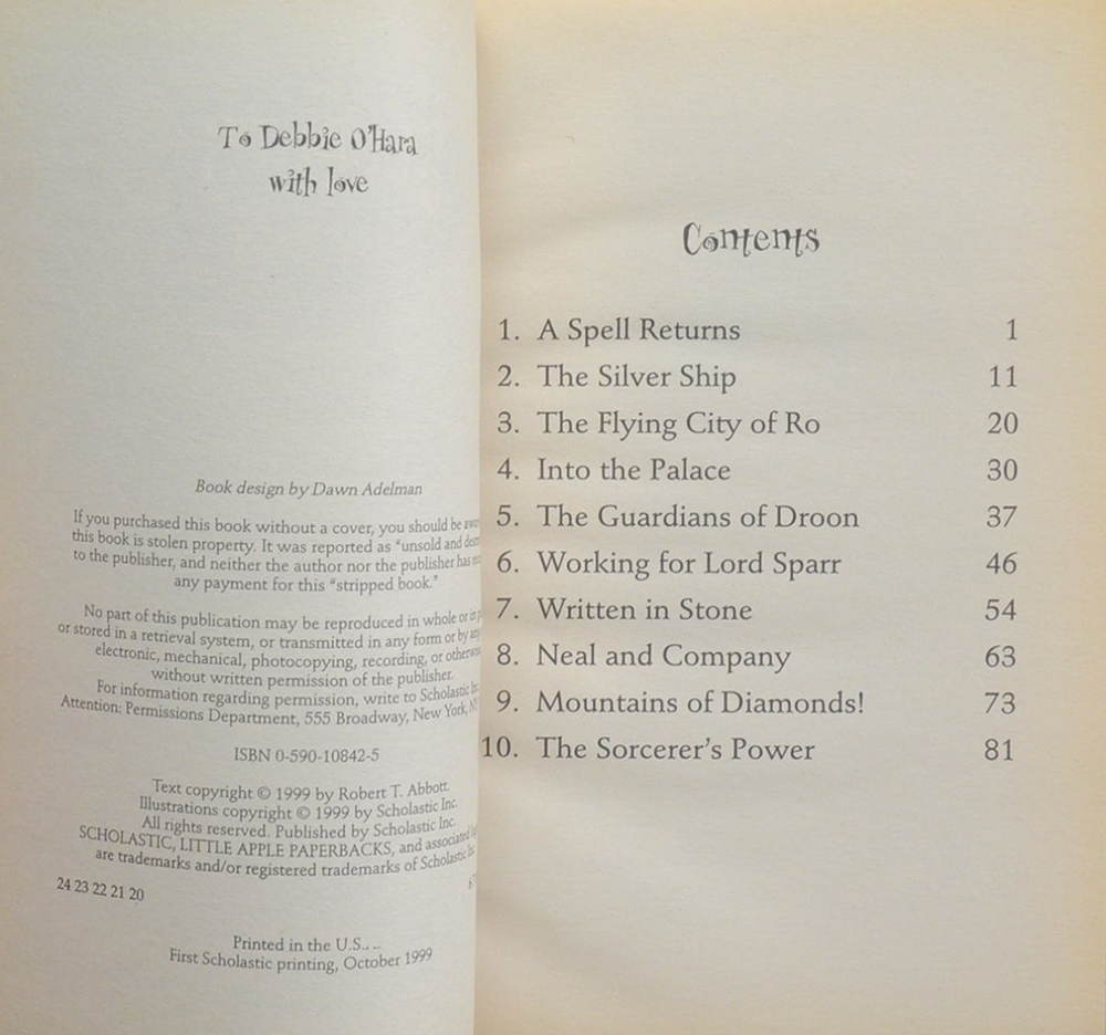 THE SECRETS OF DROON City in the Clouds