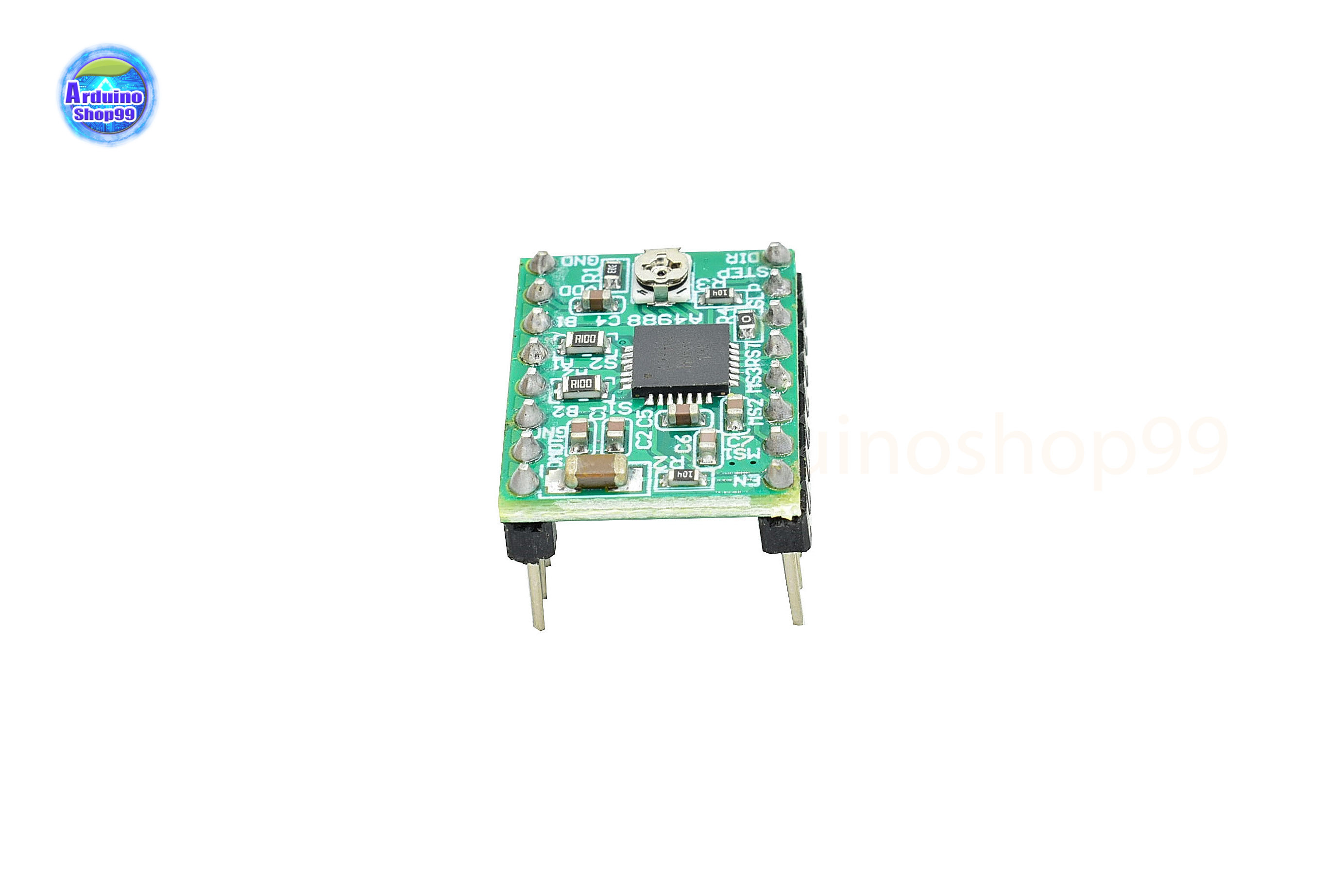 A4988 Stepper Motor Driver Board with Heatsink for 3D Printer( Green )