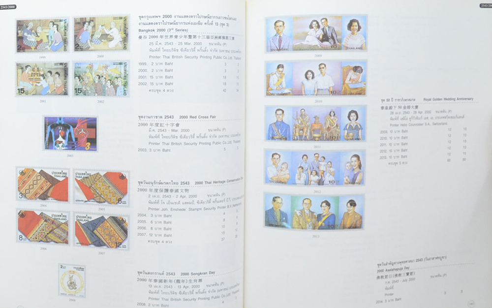 คู่มือแสตมป์ 2544 ฉบับสมบูรณ์