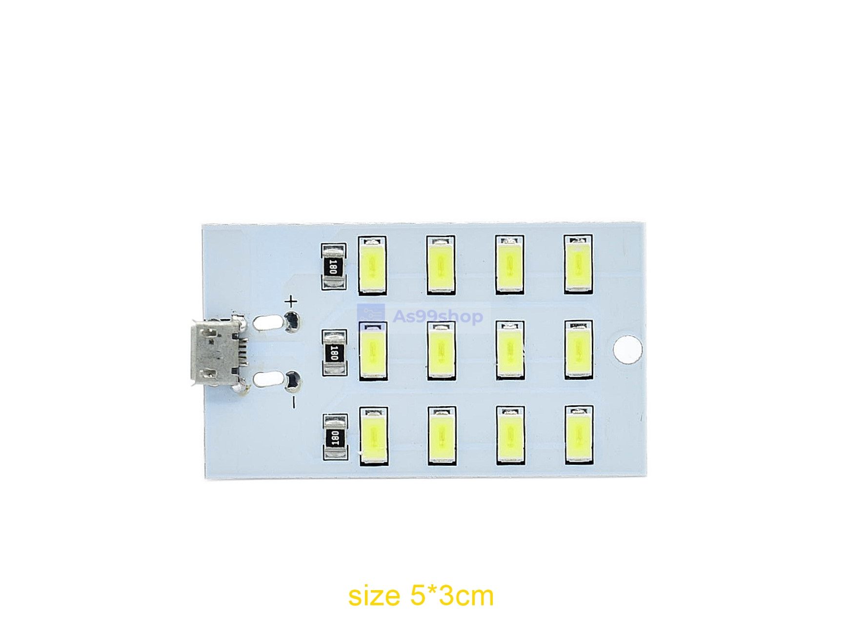12 lamp SMD LED Light Source Micro USB LED