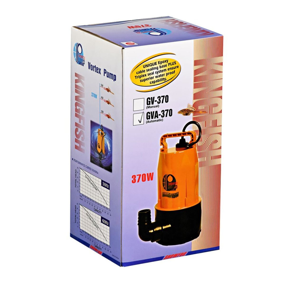 SHOWFOU GVA-370 ปั๊มแช่ดูดโคลน 1.1/2" 370W/220V ลูกลอย