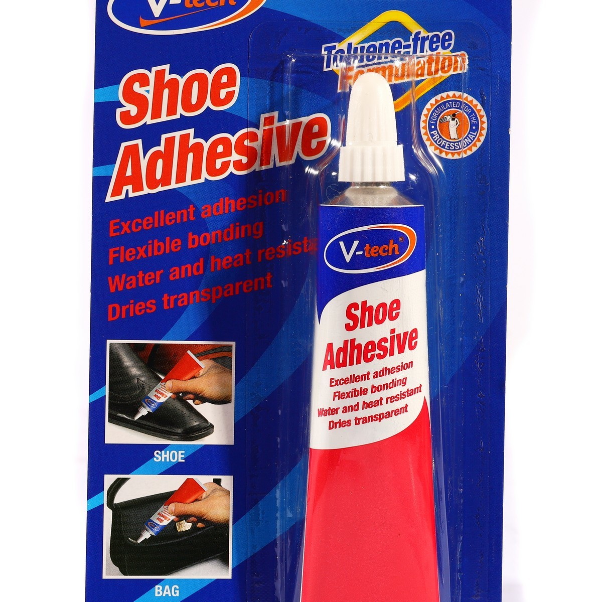 V-tech VT-121C กาวทารองเท้า 50ml สีใส