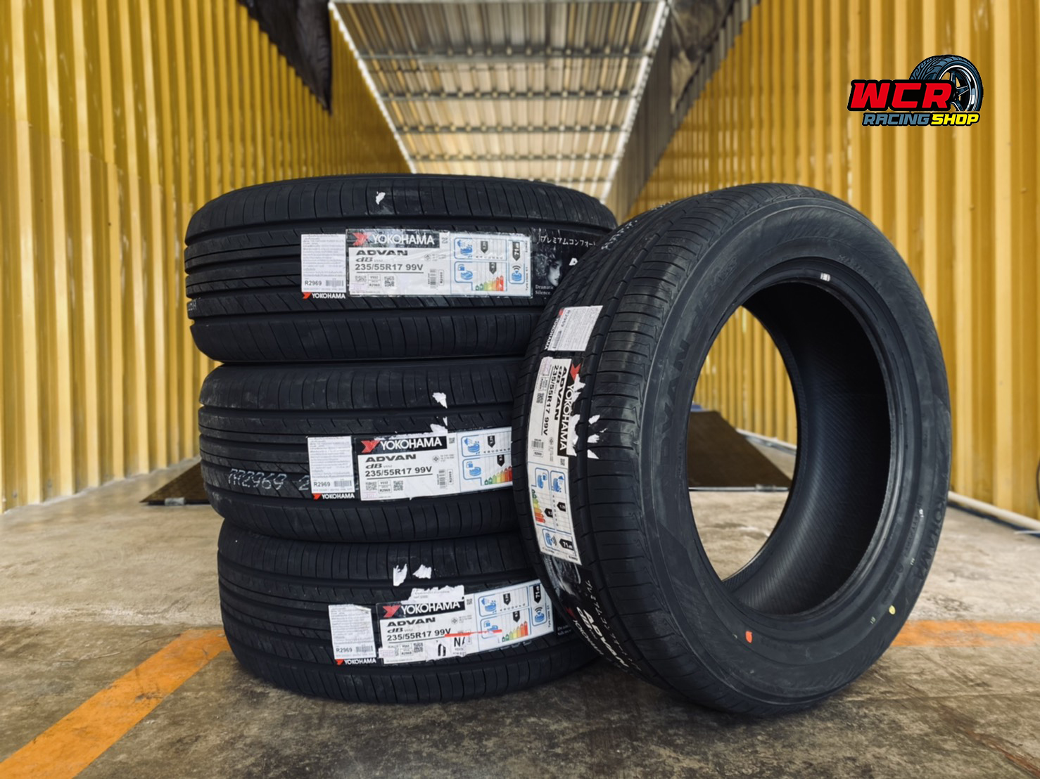 ยางYOKOHAMA ADVAN DECIBLE V552 ขนาด 205/45R17 ราคาพิเศษ สั่งได้
