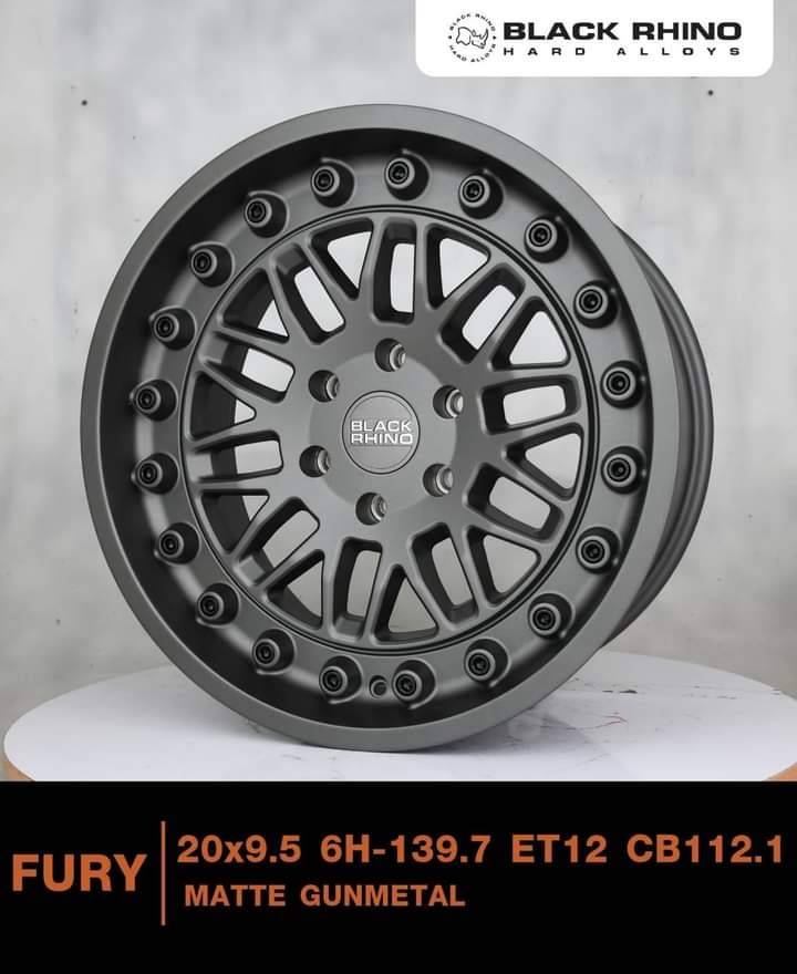ล้อ BLACK RHINO FURY ขอบ 20 ราคาพิเศษ