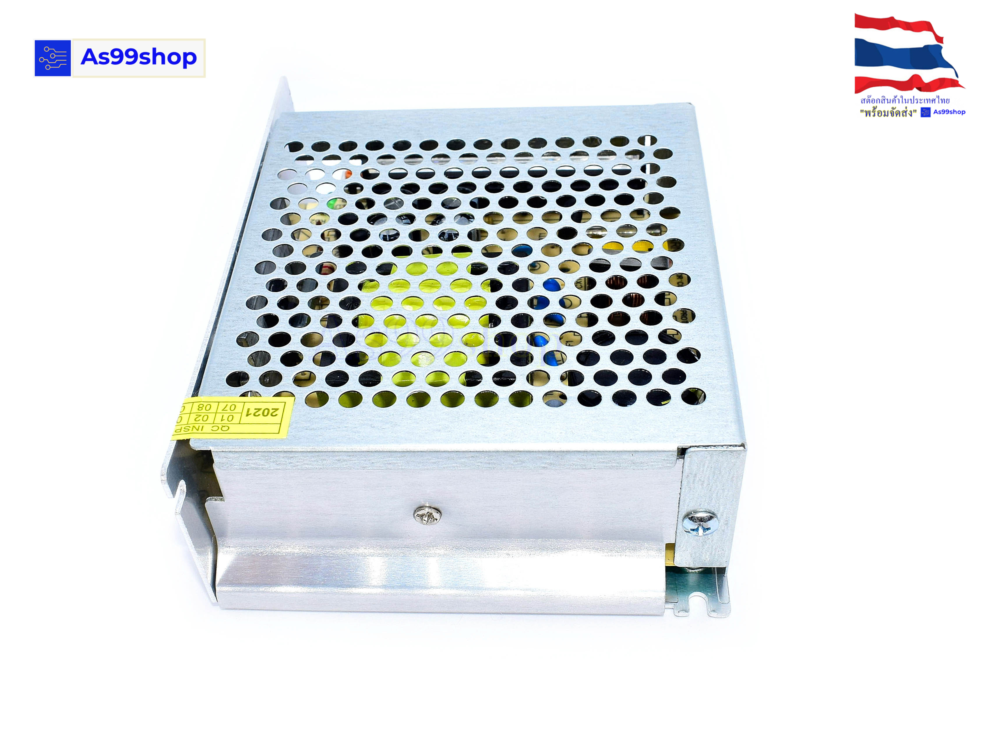 สวิตชิ่งเพาเวอร์ซัพพลาย Switching Power Supply 12V 10A 120W(สีเงิน) S-120-12