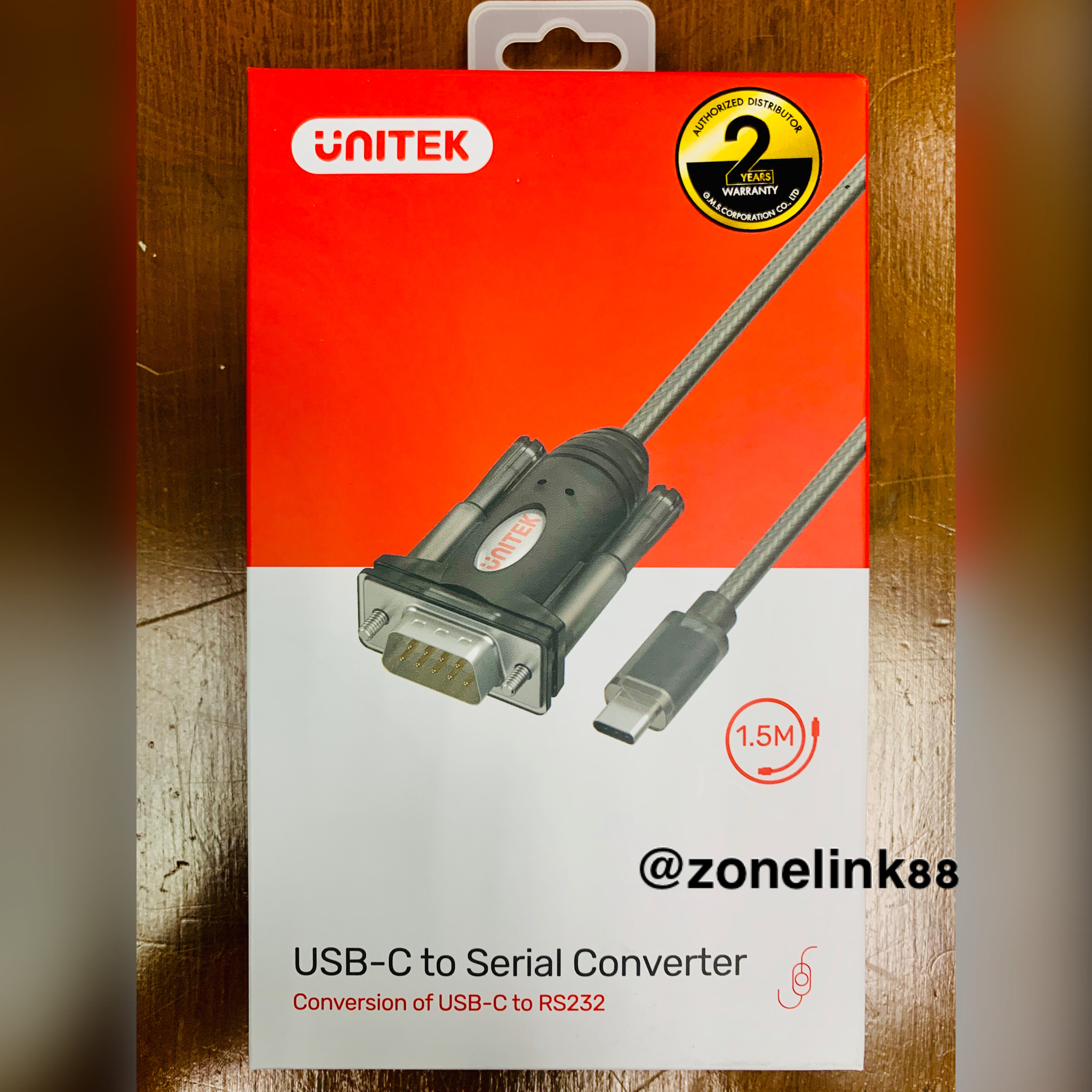 USB-C to Serial Converter Model: Y-1105K