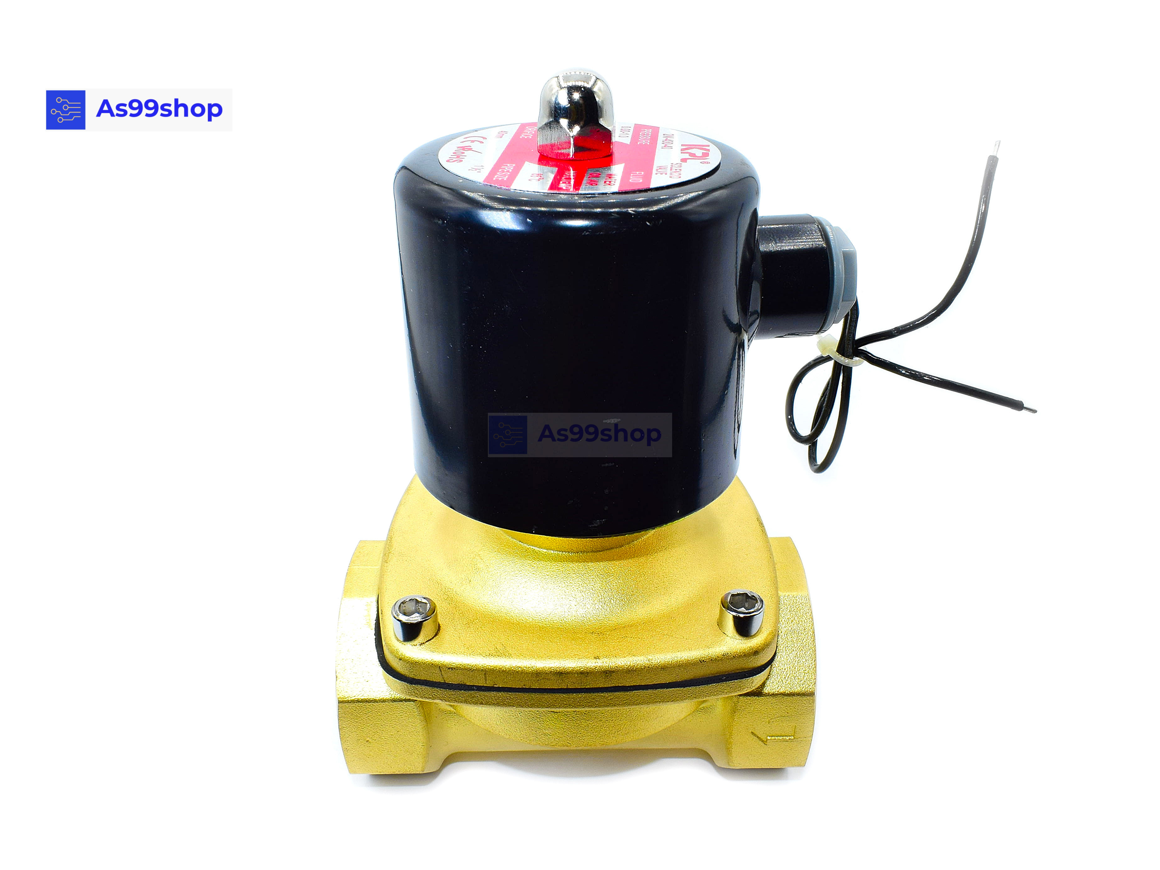 Solenoid Valve โซลินอยด์วาล์วทองเหลือง NC ปกติปิด 1 1/2" 24VDC