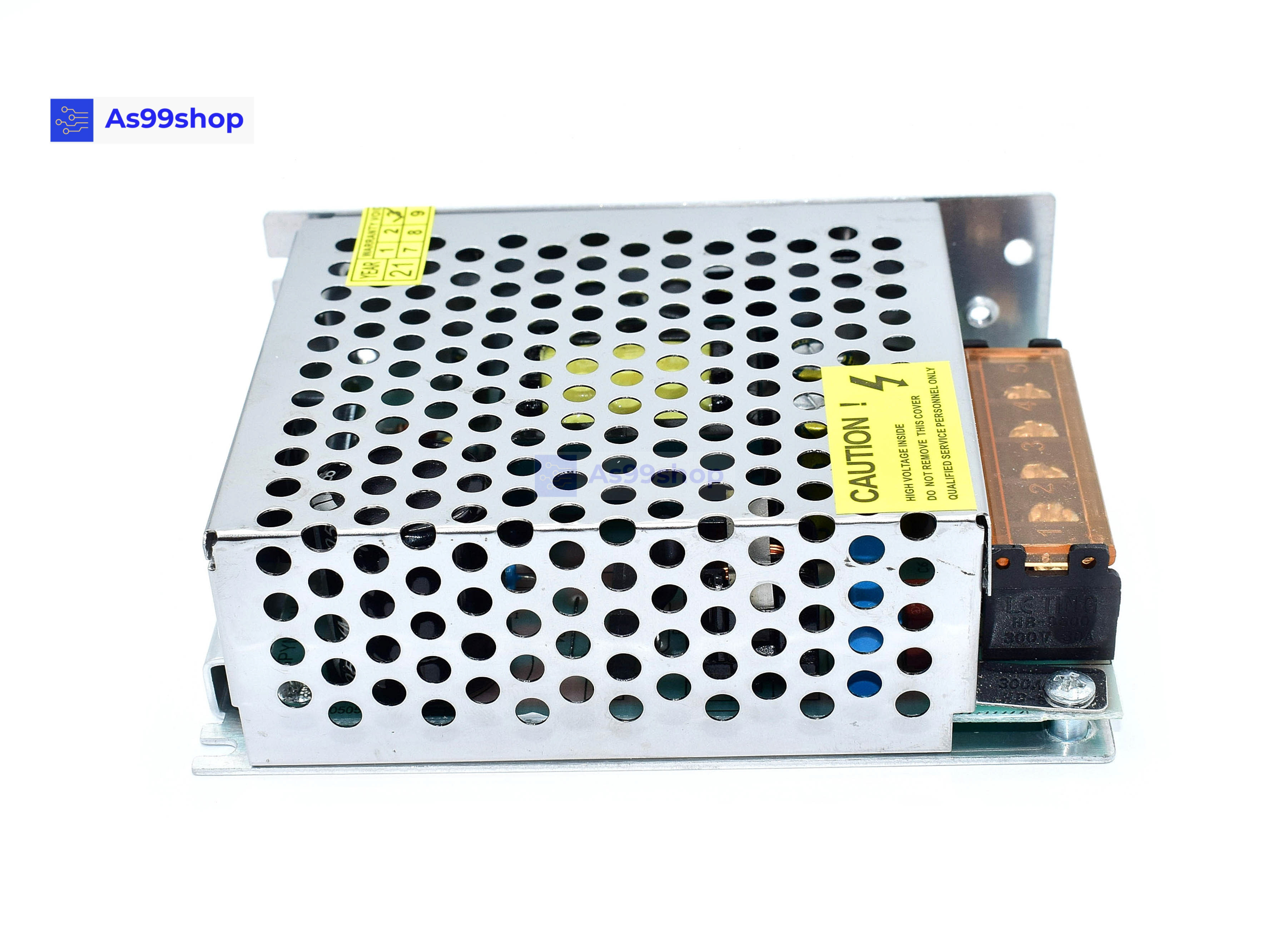 Switching Power Supply สวิตชิ่งเพาเวอร์ซัพพลาย 5V 8A 40W(สีเงิน) S-40-5