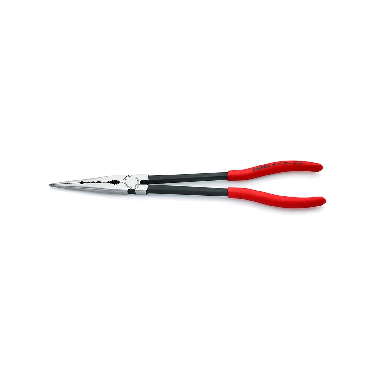 KNIPEX 28 71 280 คีมปากแหลมคอยาวพิเศษ ปากตรง 280mm (11")