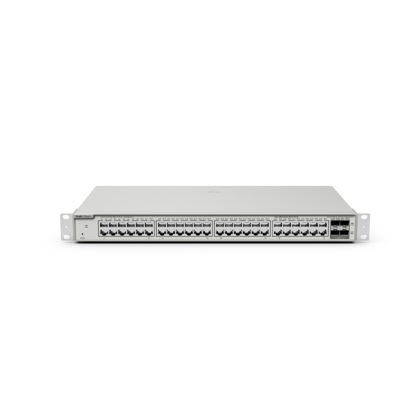 RG-NBS3200-48GT4XS, 48-Port Gigabit Layer 2 Managed Switch, 4 * 10G Uplinks