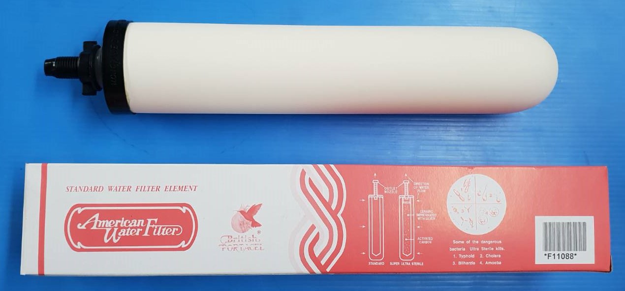 ไส้ STANDARD 10" 0.3 MC ฝาสีดำ ไม่มีคาร์บอน