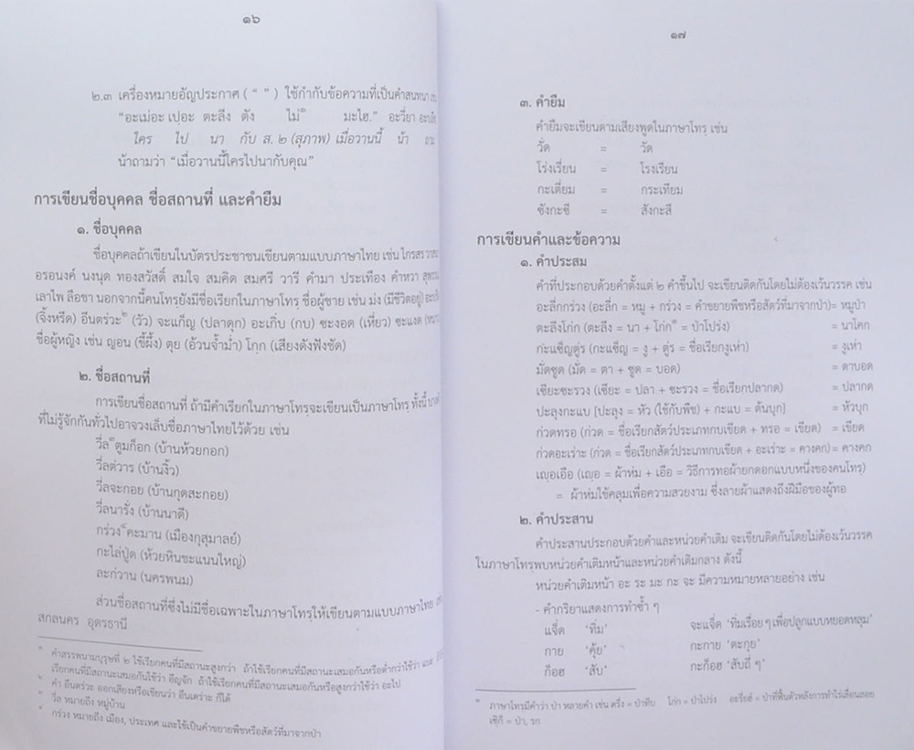 คู่มือระบบเขียนภาษาโทรฺอักษรไทย ฉบับราชบัณฑิตยสภา (พร้อม CD)