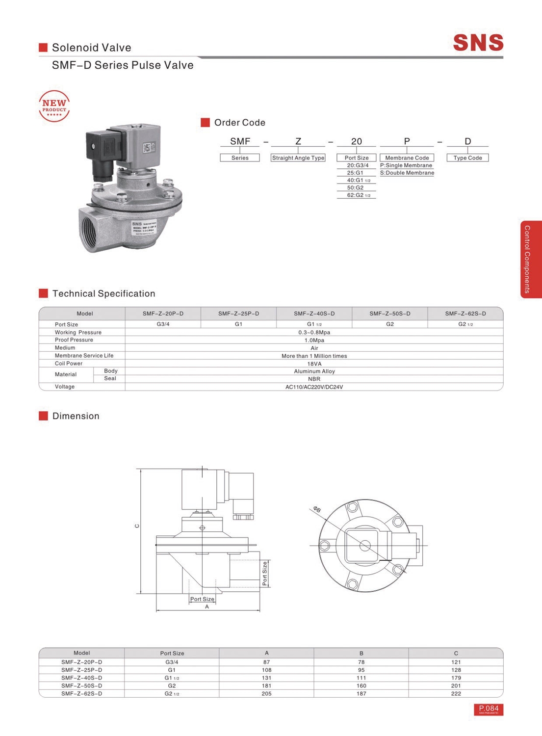 SMF-D Valve - SMF-D Pulse Valve