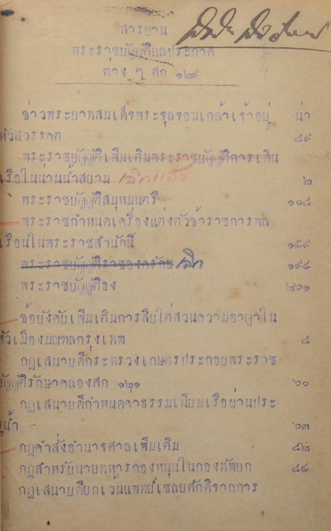พระราชบัญญัติแลประกาศ ศก 129
