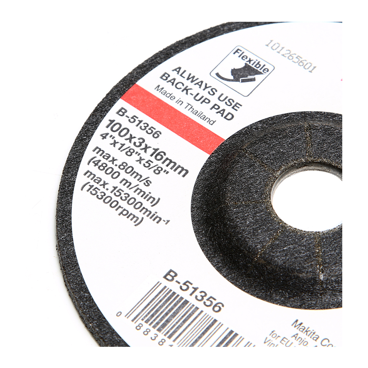 MAKITA B-51356 ใบเจียรกระจก/หิน GC60 4"x2mm (20ใบ/กล่อง)