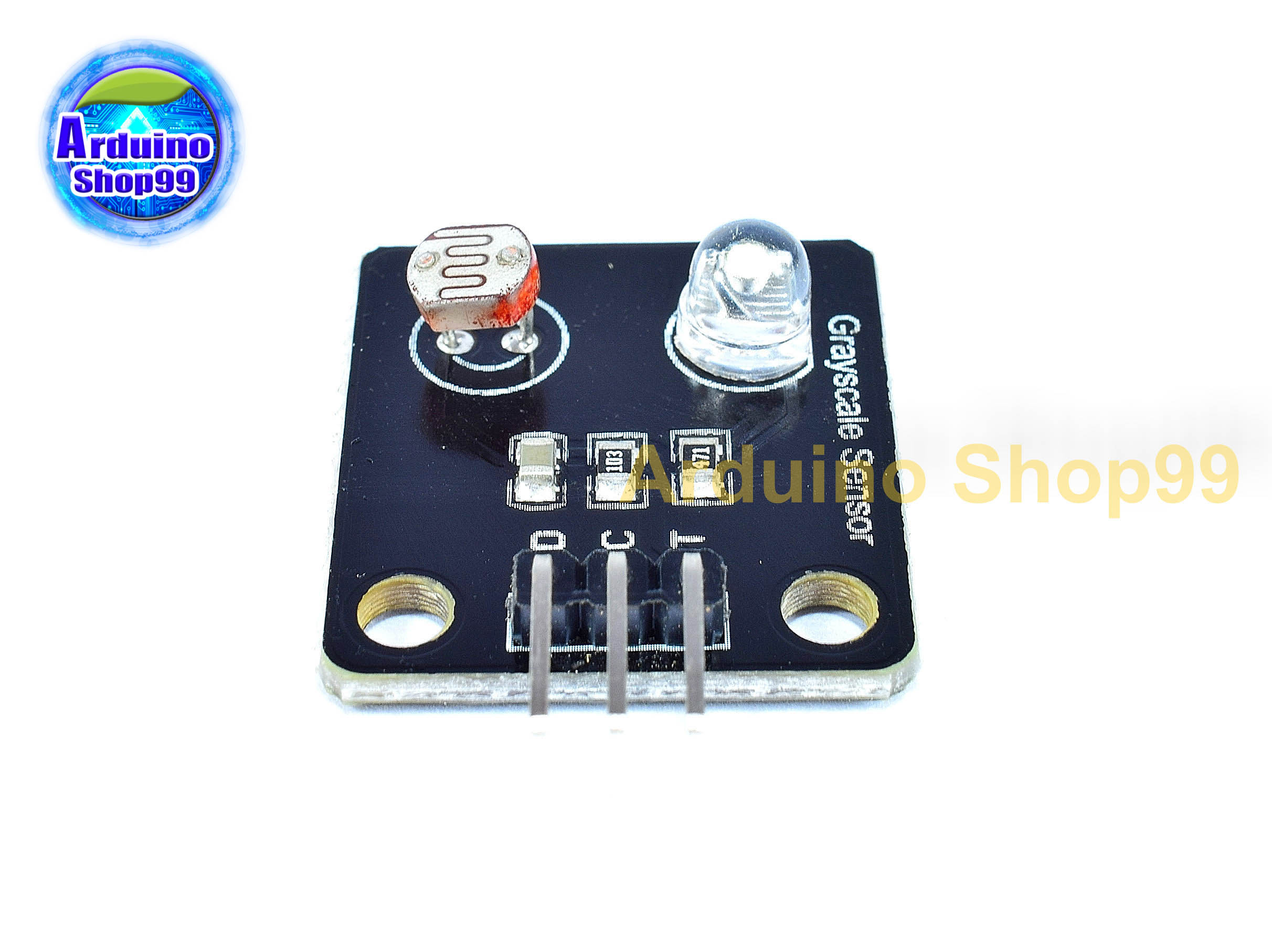 เซ็นเซอร์วัดแสง LDR+LED Analog gray sensor line-finding sensor tracing module