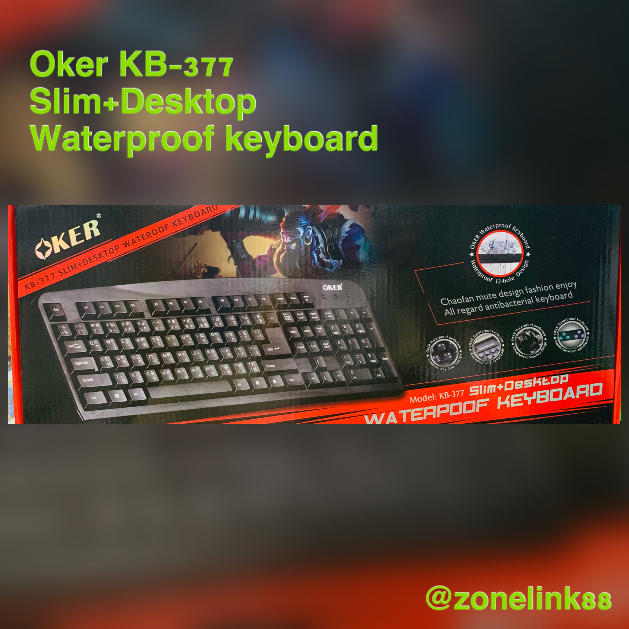 KEYBOARD OKER KB-377 USB