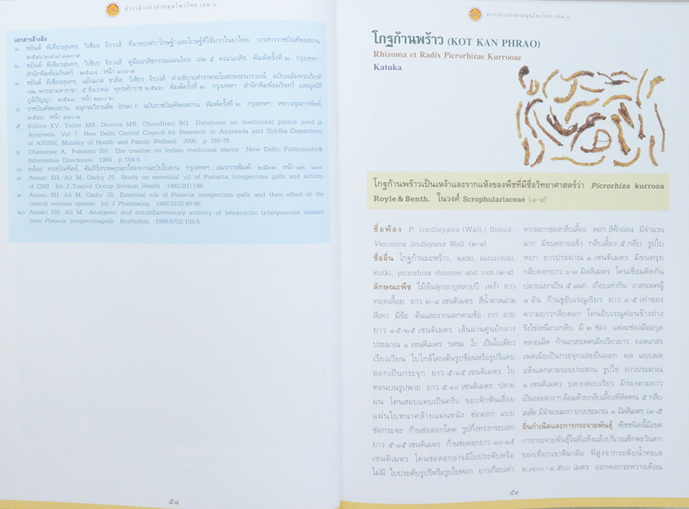 ตำราอ้างอิงยาสมุนไพรไทย เล่ม 1 (ขายตามสภาพ)