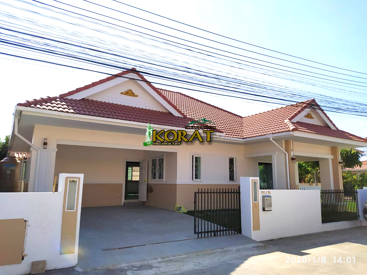 ขายบ้านเดี่ยว ชั้นเดียว 85ตรว. โซนหัวทะเล หนองตาคง # รหัสทรัพย์ KP-0229