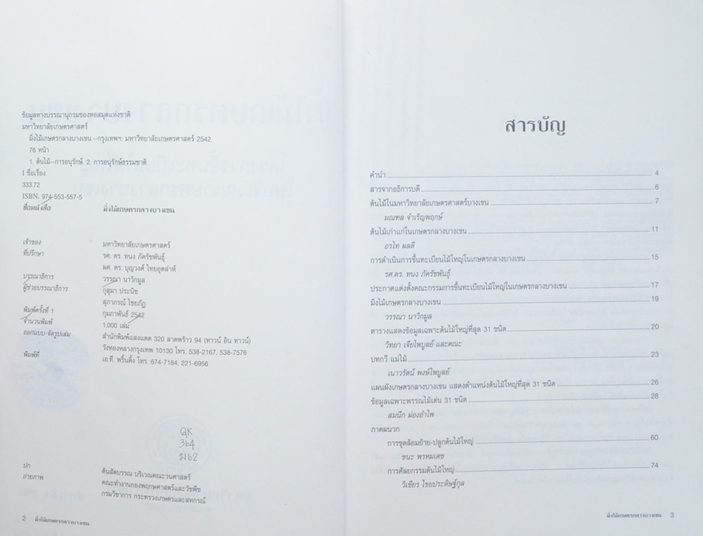 มิ่งไม้เกษตรกลางบางเขน (ขาตามสภาพ)