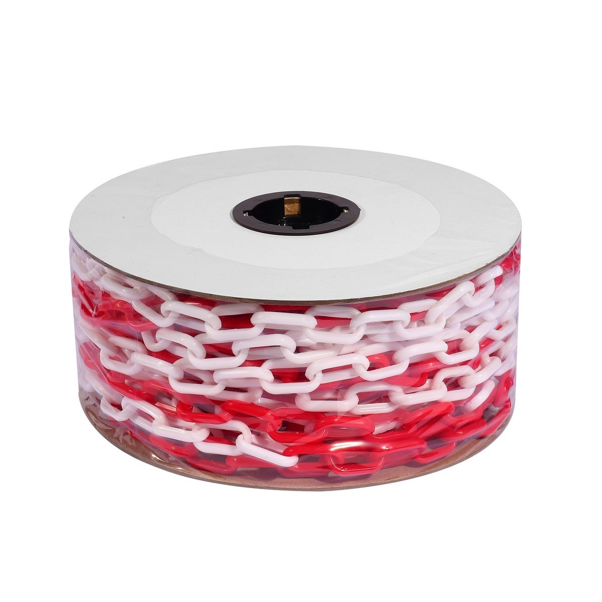 POLO โซ่พลาสติกกั้นเขตขาว-แดง 6mmx25m