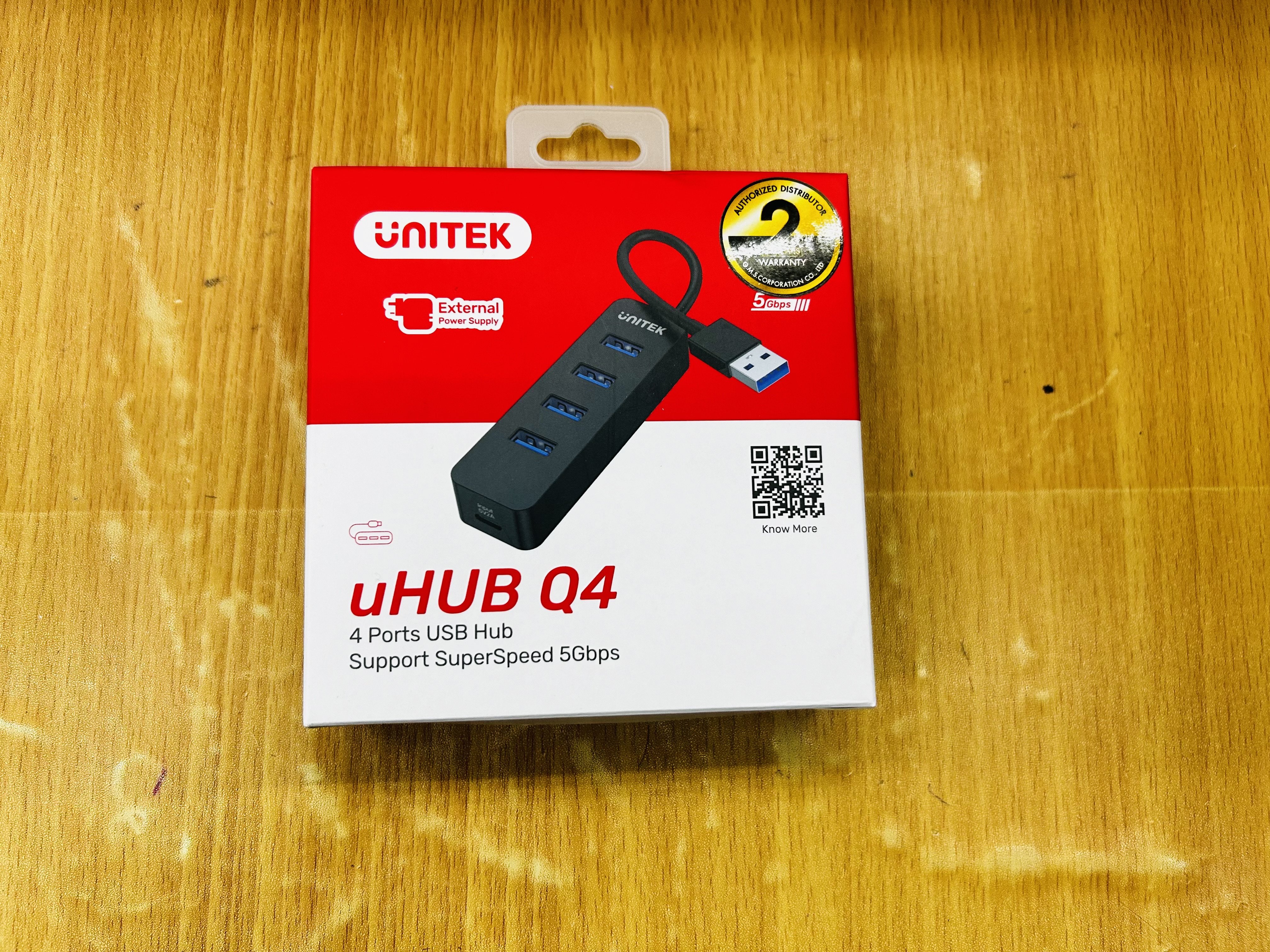 Unitek H1117A USB Hub 4 Port Support Super Speed 5Gbps