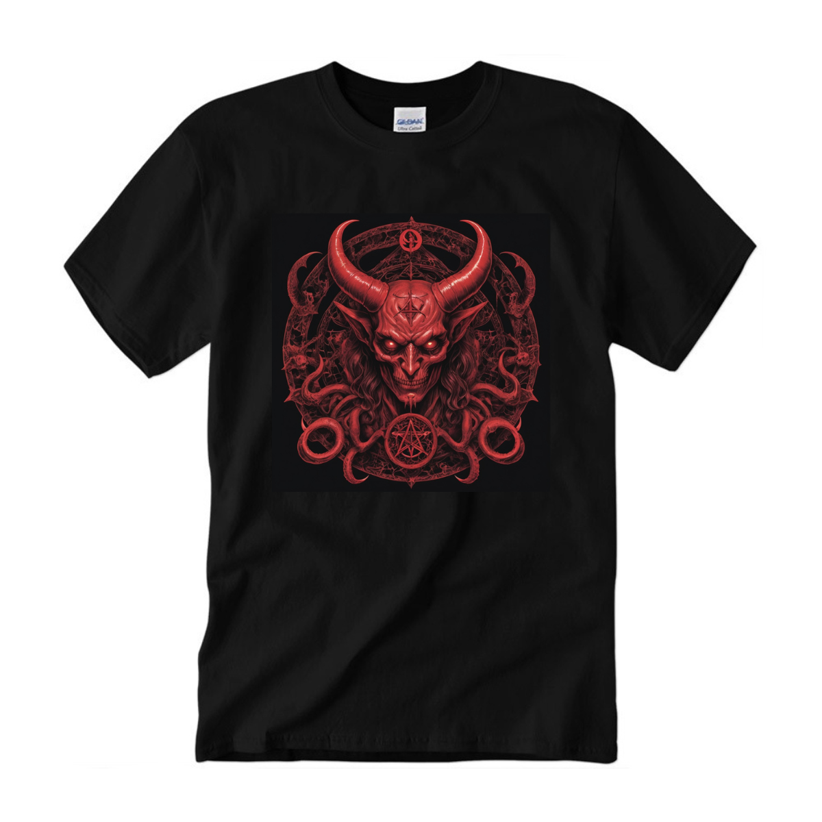 เสื้อยืดพิมพ์ลายซาตาน