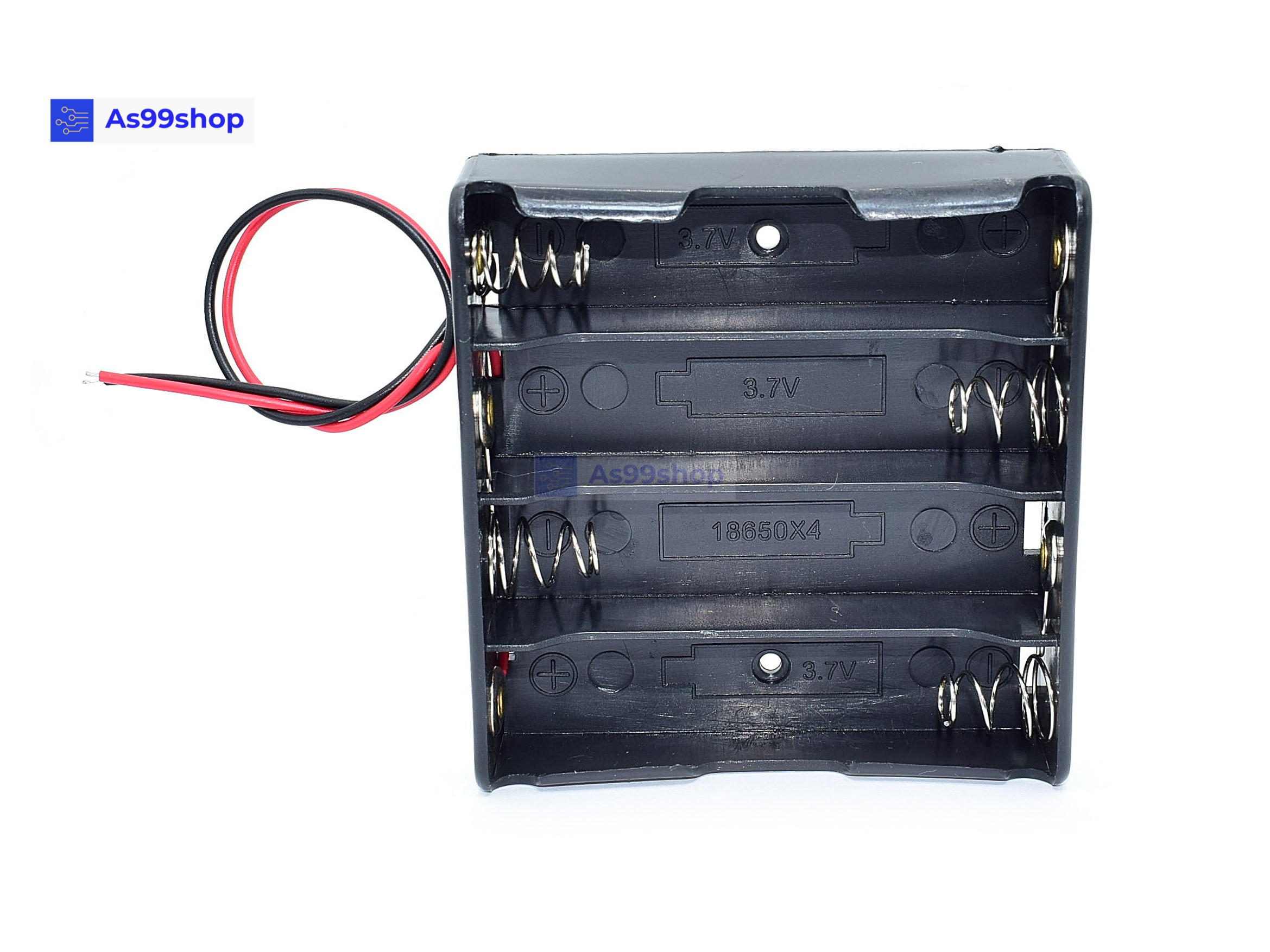 รังถ่าน 4 ช่อง 18650 battery box lithium battery