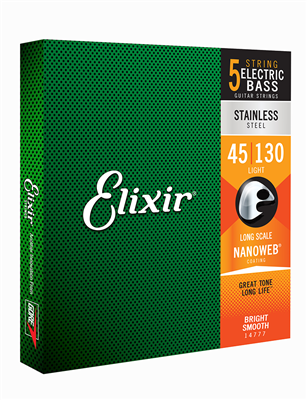 Elixir - Electric Bass Stainless Steel Nanoweb 45-130 / 5 STRING
