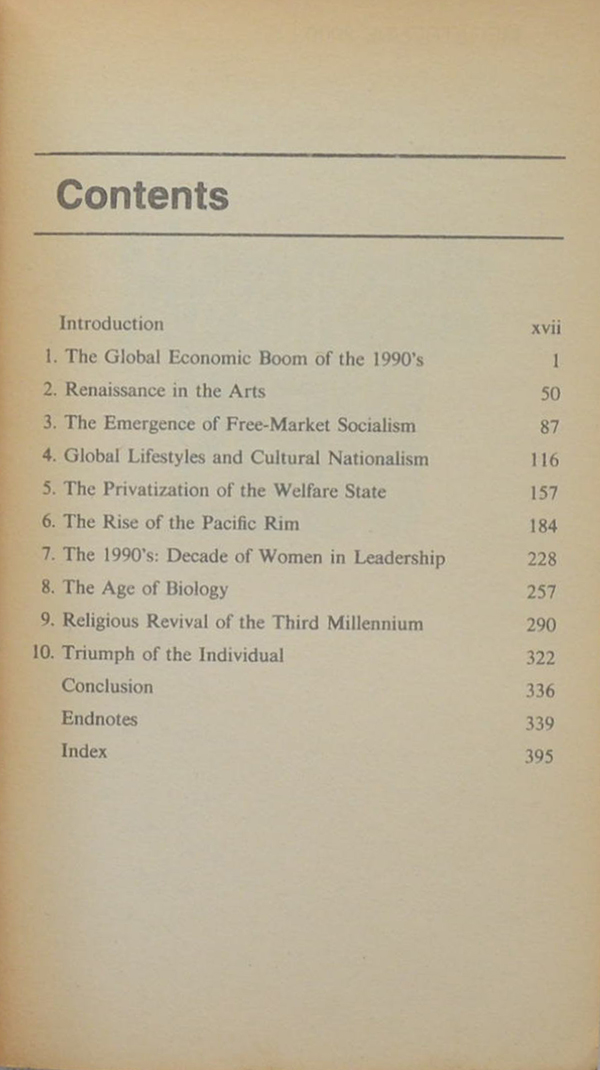 Megatrends 2000 Tne New Firections Ror the 1990’s (เล่มเล็ก)