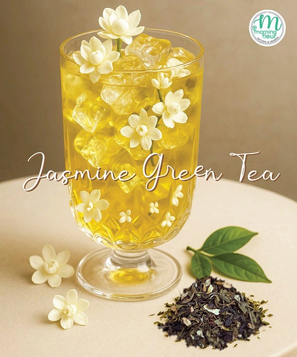 ชาเขียวมะลิหอม พรีเมียม Organic {Morning Fleur}