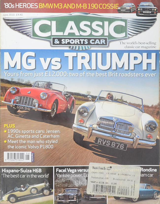 CLASSIC & SPORTS CAR Volume 29 No. 3 June 2010
